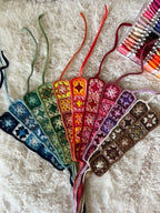 Bandeau au crochet mini granny squares