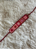 Bandeau au crochet mini granny squares