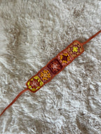 Bandeau au crochet mini granny squares
