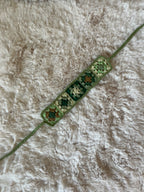 Bandeau au crochet mini granny squares