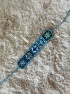 Bandeau au crochet mini granny squares